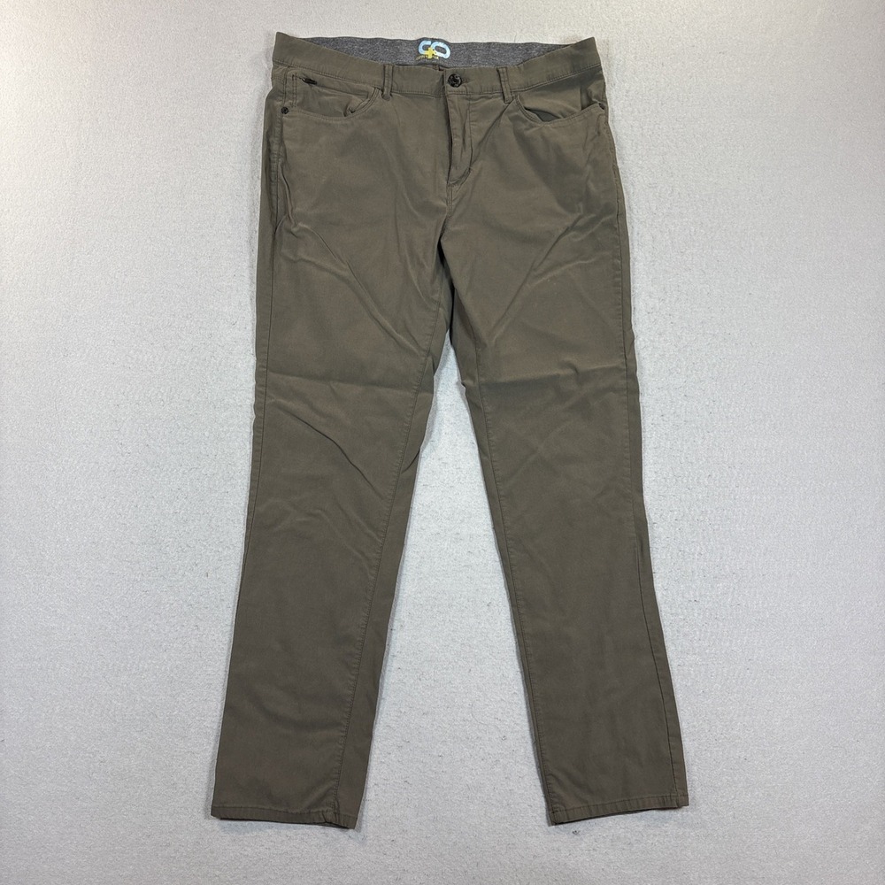 Copper & Oak Men's Tech Pants Zip Pocket Performance Stretch Trouser 36X32